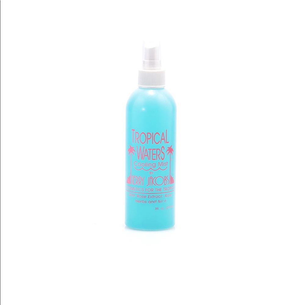 8 Oz Tropical Waters Rose setting set. New bottle. Alcohol free. Works great.